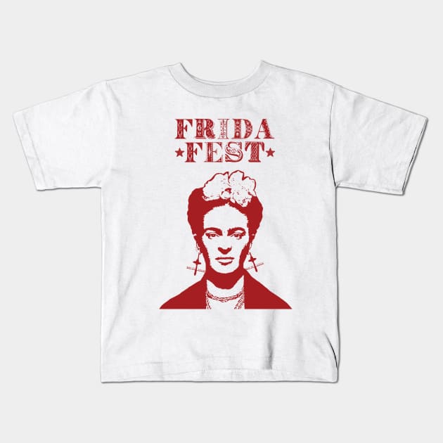 Frida Fest BSL Kids T-Shirt by smithandlens